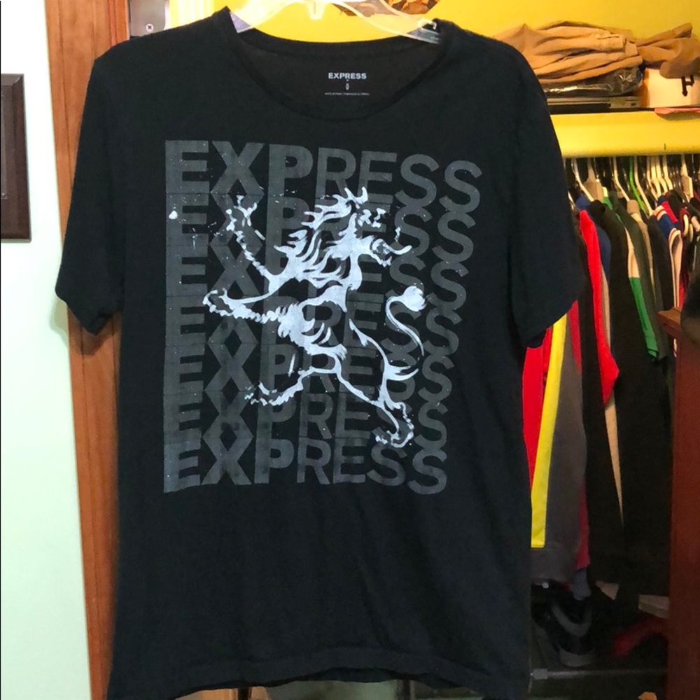 Express Men's Graphic T-Shirt Medium (Black)